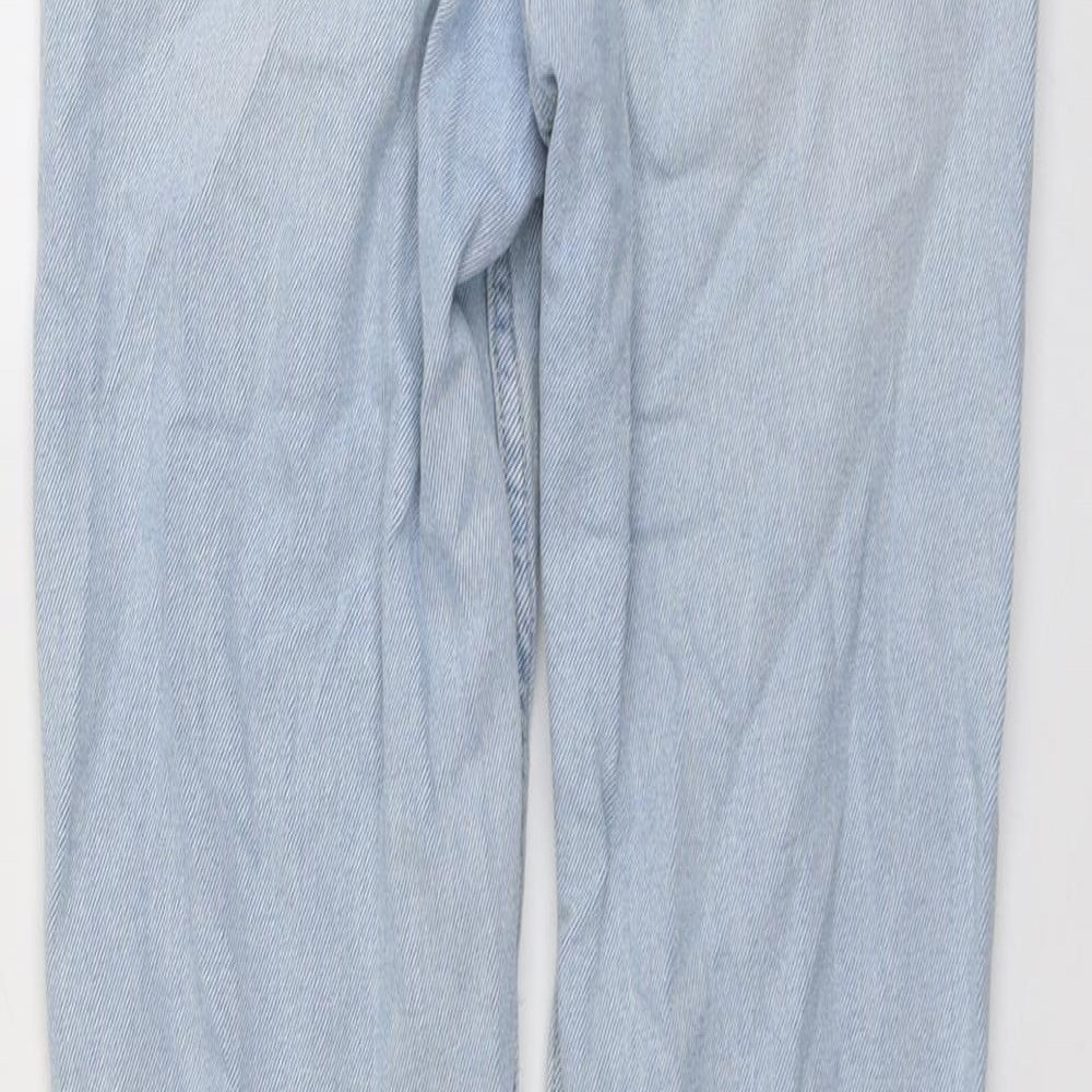 Hollister Womens Blue Cotton Mom Jeans Size 24 in L25 in Regular Button