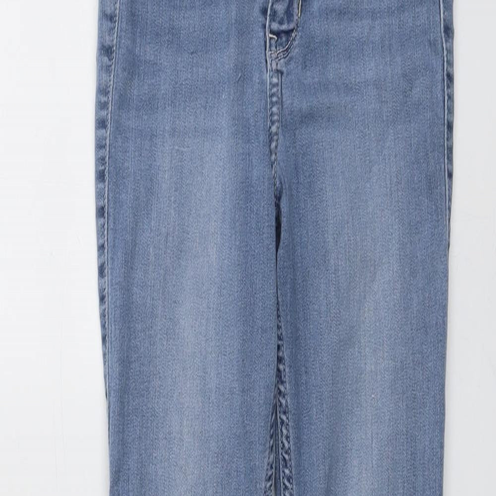 Hollister Womens Blue Cotton Skinny Jeans Size 26 in L28 in Regular Button