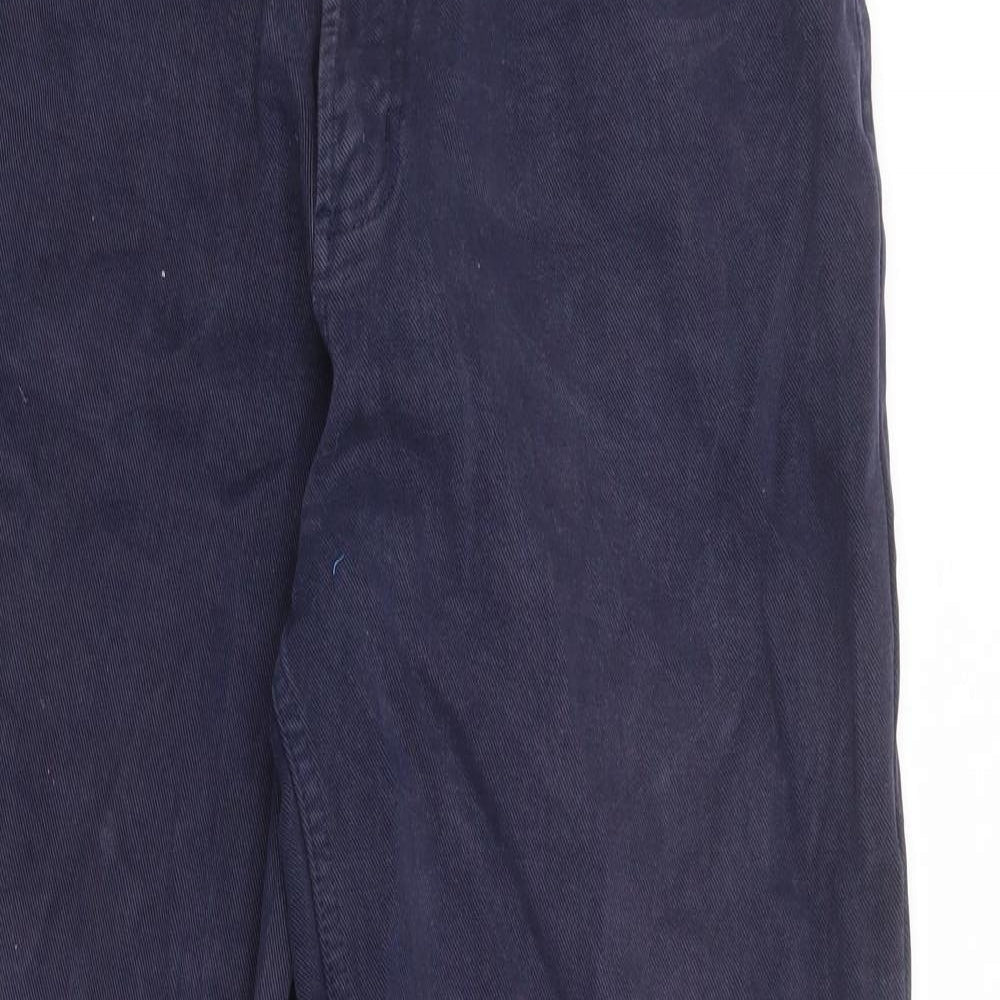 Recover Mens Blue Cotton Tapered Jeans Size 34 in Regular Zip