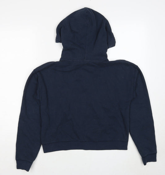 Jack Wills Womens Blue Cotton Pullover Hoodie Size 8 Pullover
