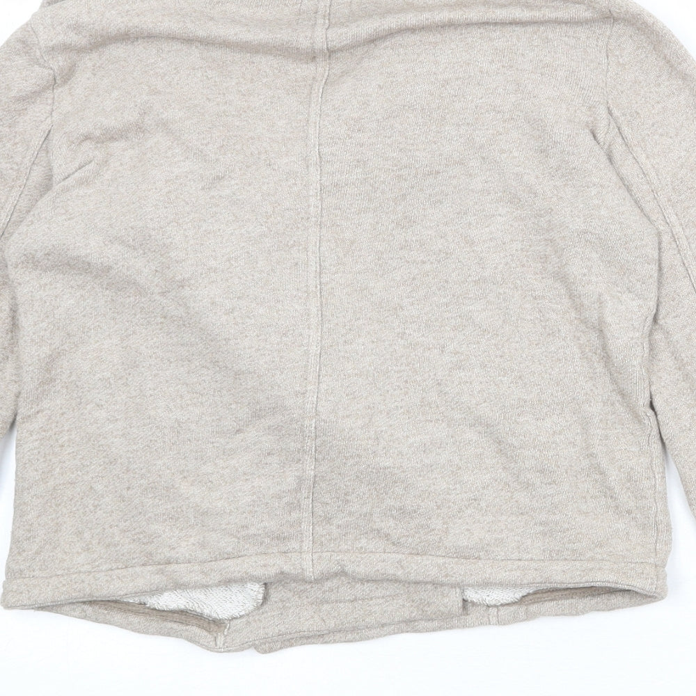 Gap Womens Beige Biker Jacket Size S Zip