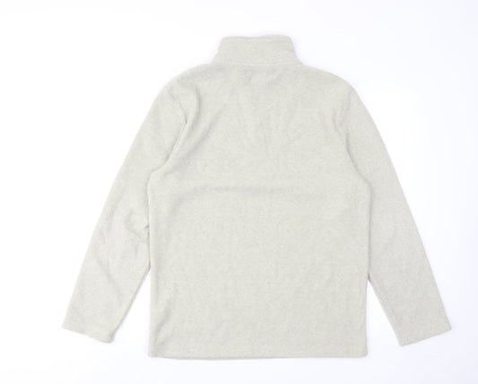 Lounge Mens Beige Polyester Pullover Sweatshirt Size S