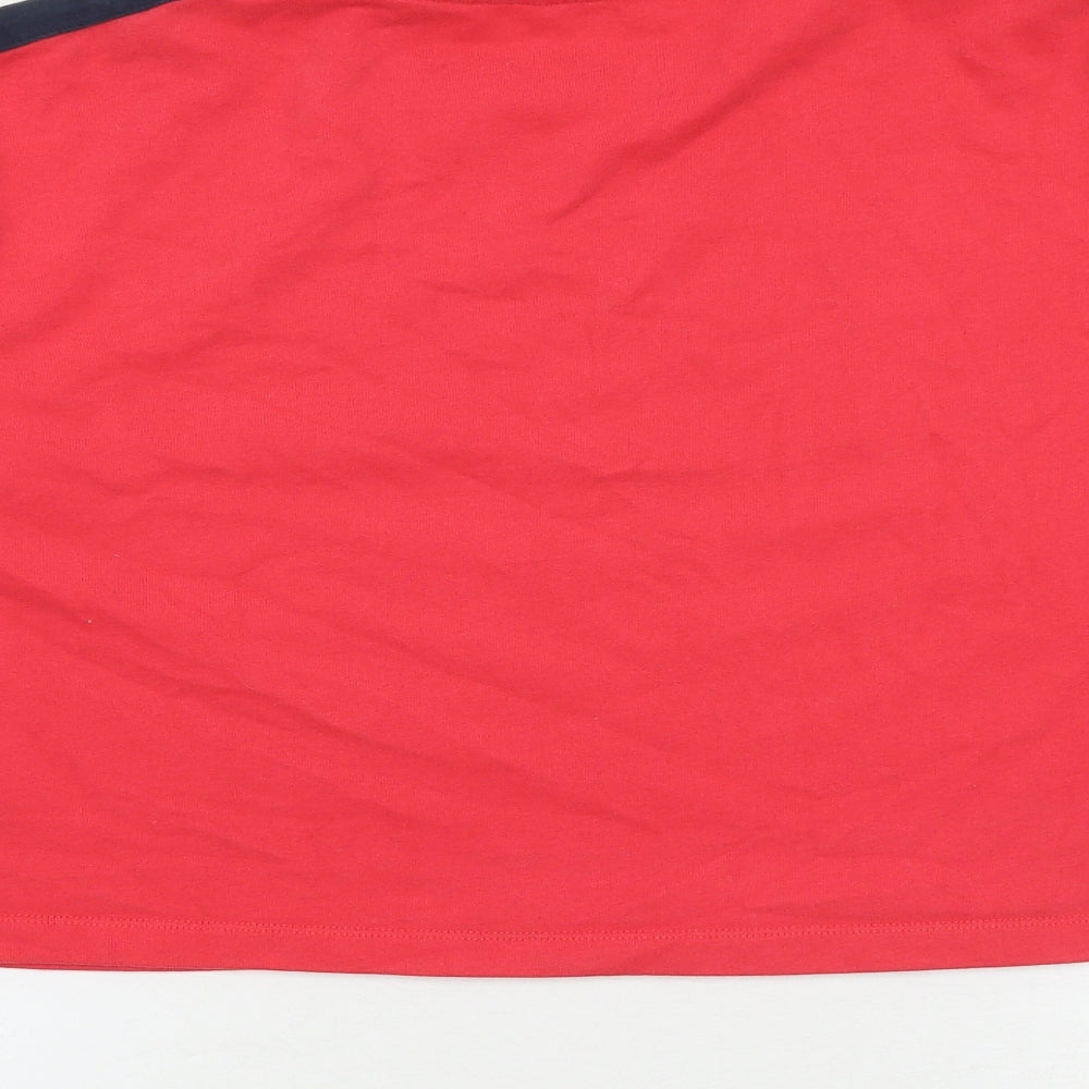 Jack Wills Womens Red 100% Cotton Pullover Sweatshirt Size 10 Pullover