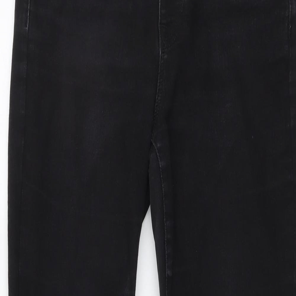 Gap Womens Black Cotton Skinny Jeans Size 30 in L29 in Regular Button