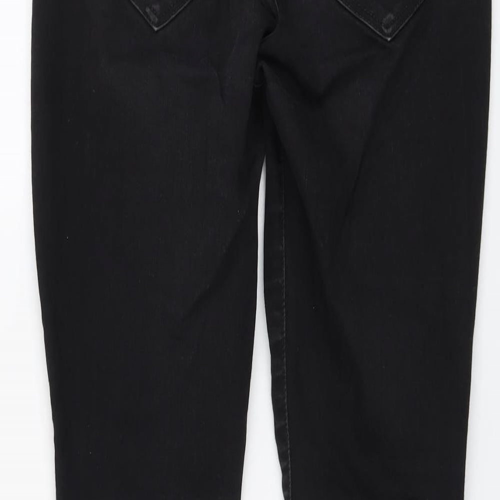 Gap Womens Black Cotton Skinny Jeans Size 30 in L29 in Regular Button