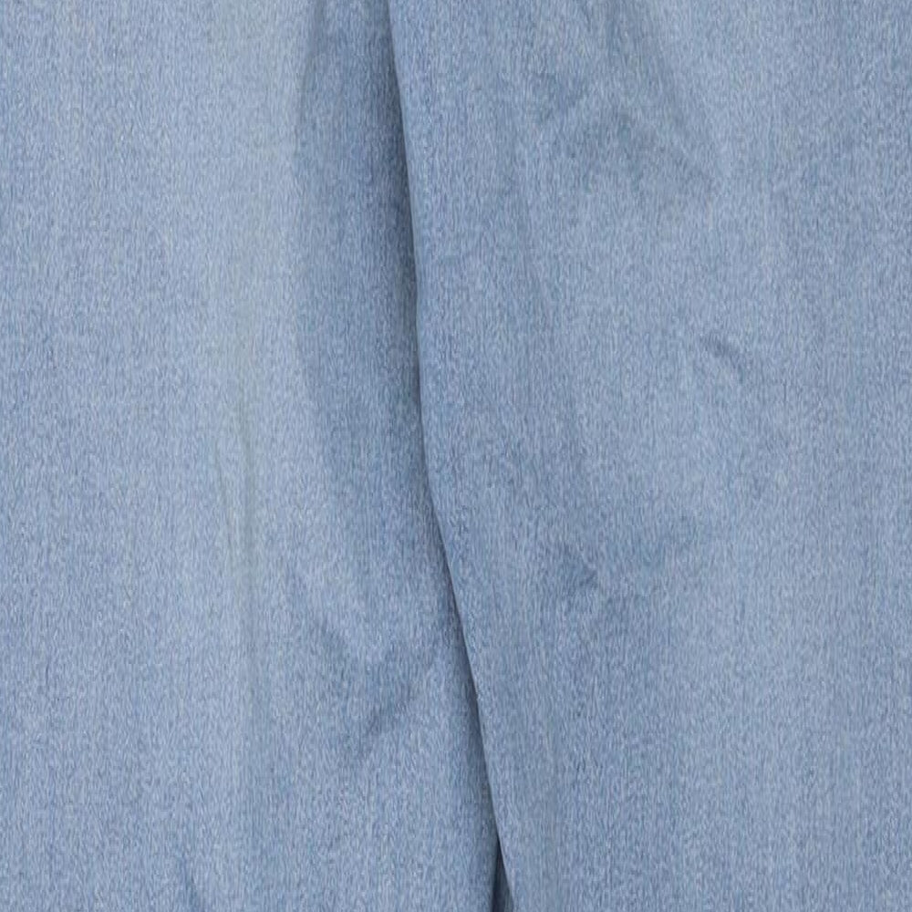H&M Womens Blue Cotton Skinny Jeans Size 29 in L32 in Regular Zip