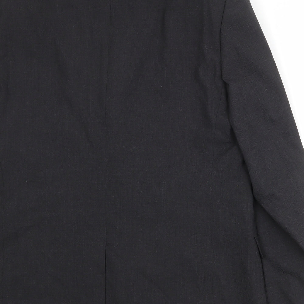 Marks and Spencer Mens Grey Polyester Jacket Suit Jacket Size 44 Regular