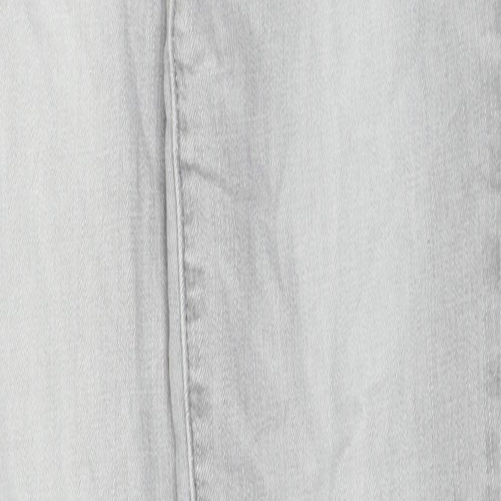 Gap Womens Grey Cotton Skinny Jeans Size 26 Regular Zip