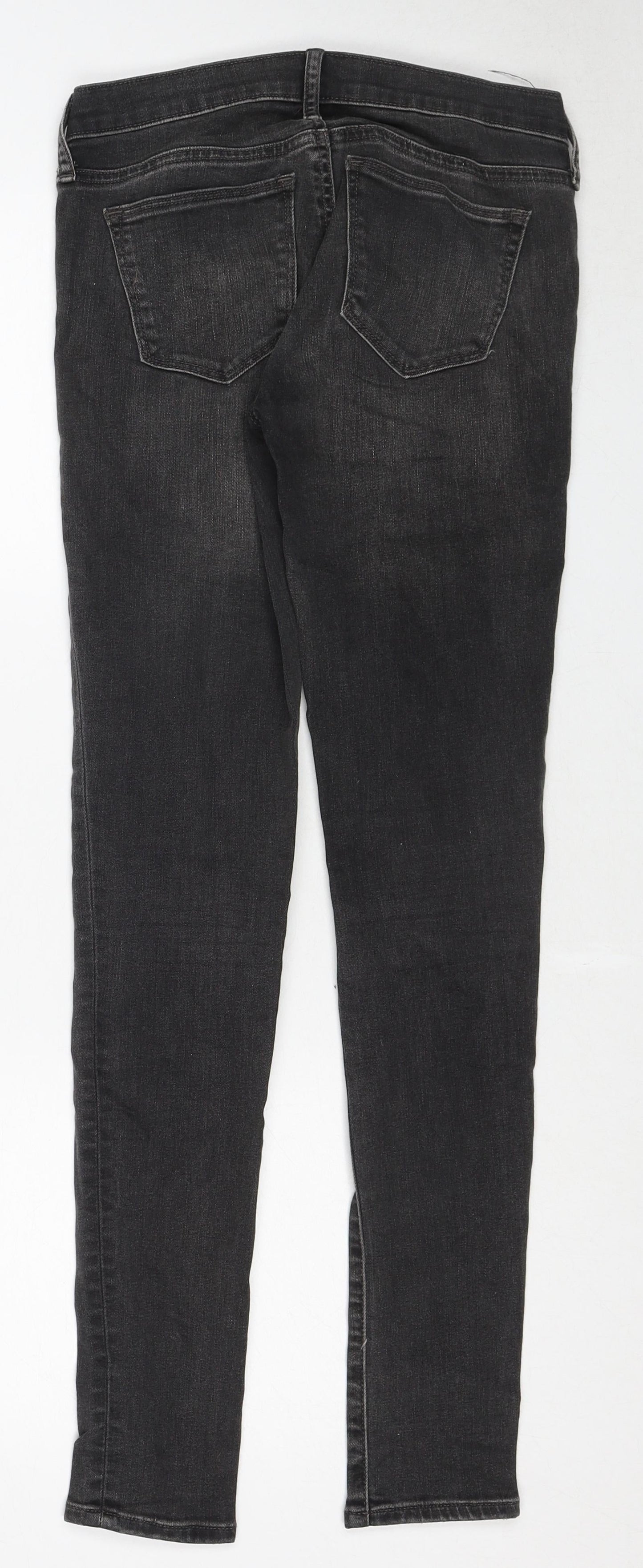 Gap Womens Grey Cotton Skinny Jeans Size 24 Regular Zip