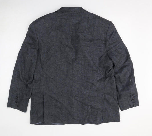 Marks and Spencer Mens Grey Wool Jacket Suit Jacket Size 44 Regular