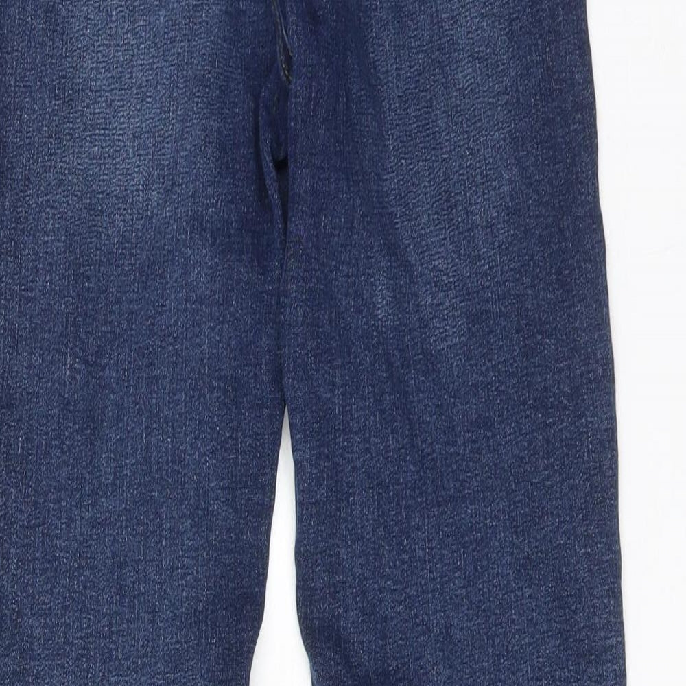 Jack Wills Womens Blue Cotton Skinny Jeans Size 25 in Regular Zip