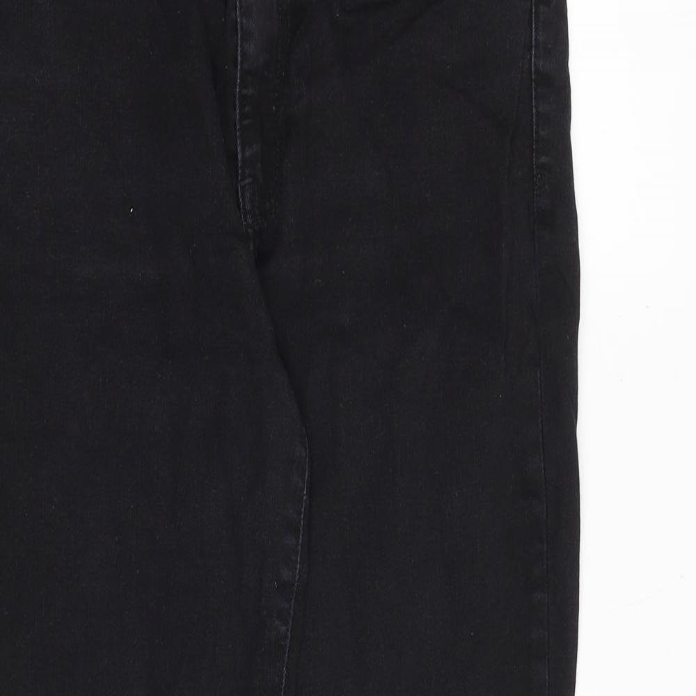 Gap Womens Black Cotton Skinny Jeans Size 30 in Regular Zip