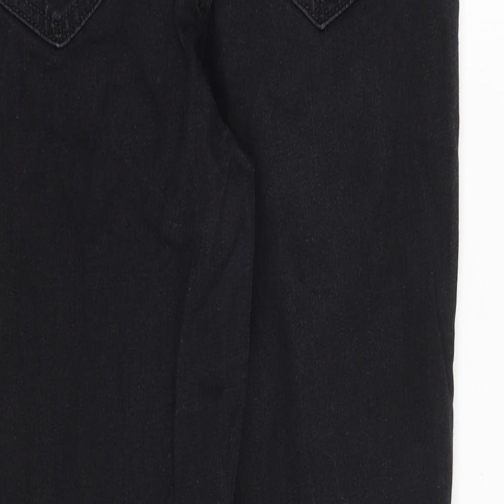 Gap Womens Black Cotton Skinny Jeans Size 30 in Regular Zip
