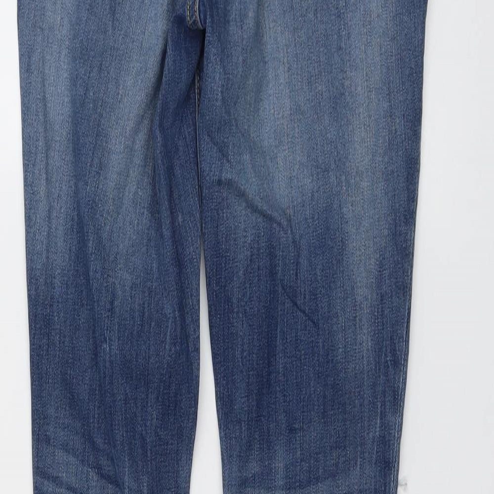 Gap Womens Blue Cotton Skinny Jeans Size 6 L29 in Regular Button