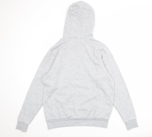 Womens UK XS Regular Slazenger Grey Pullover Hoodie