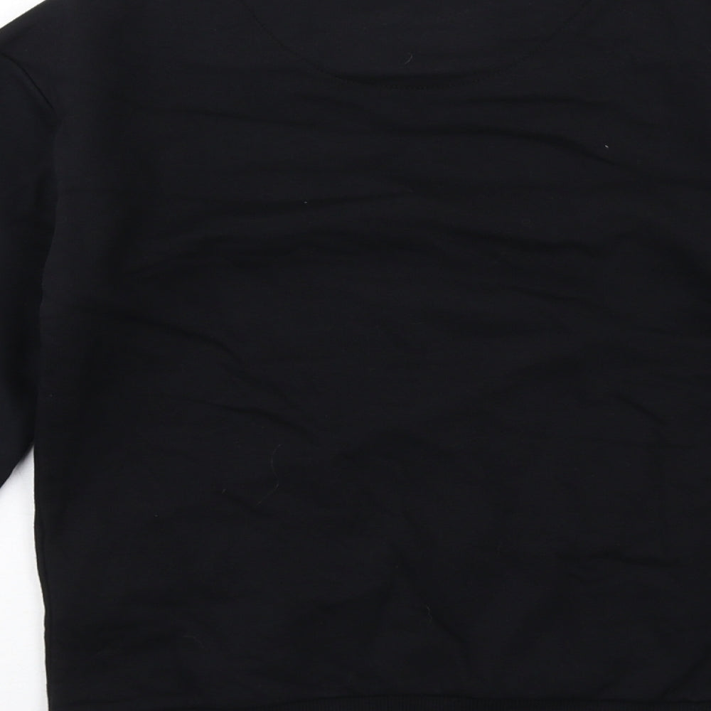 Stranger Things Boys Black Cotton Pullover Sweatshirt Size 8-9 Years Pullover - Stranger Things