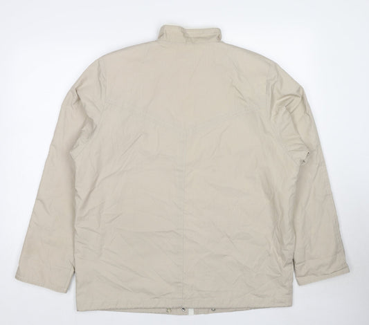 St Michael Womens Beige Jacket Size 16 Zip
