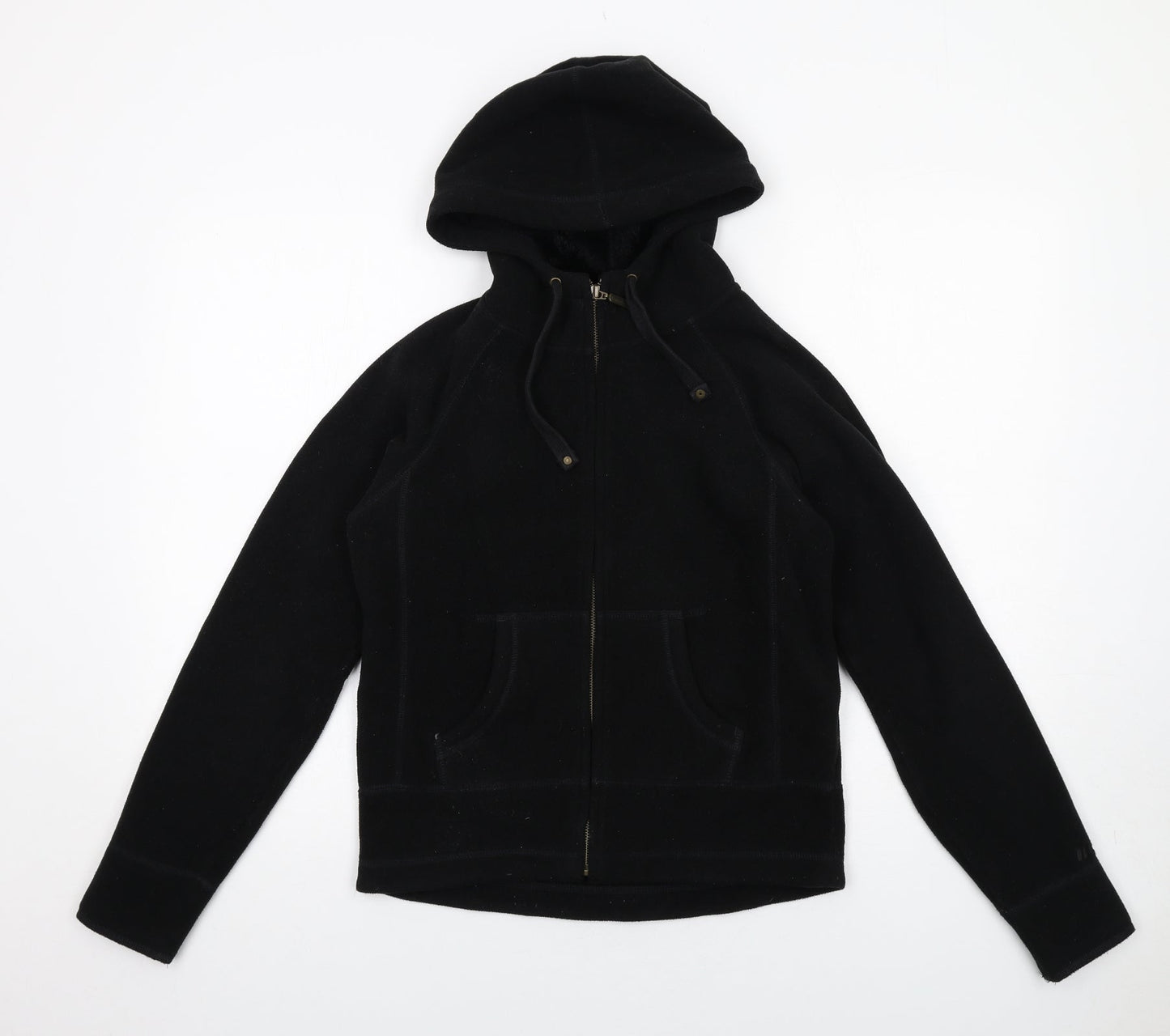 Berghaus Womens Black Polyester Full Zip Hoodie Size 10 Zip