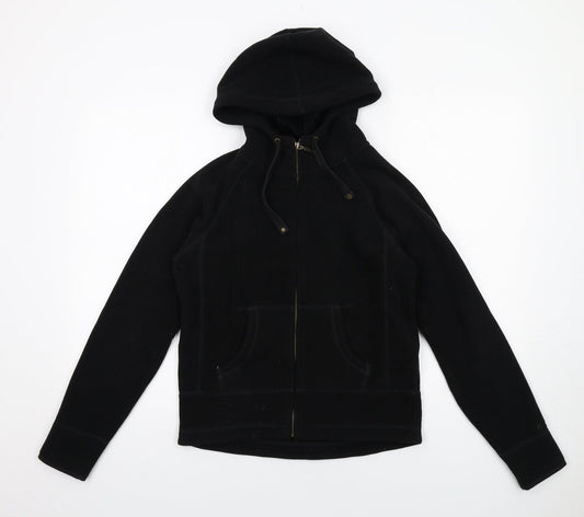 Berghaus Womens Black Polyester Full Zip Hoodie Size 10 Zip