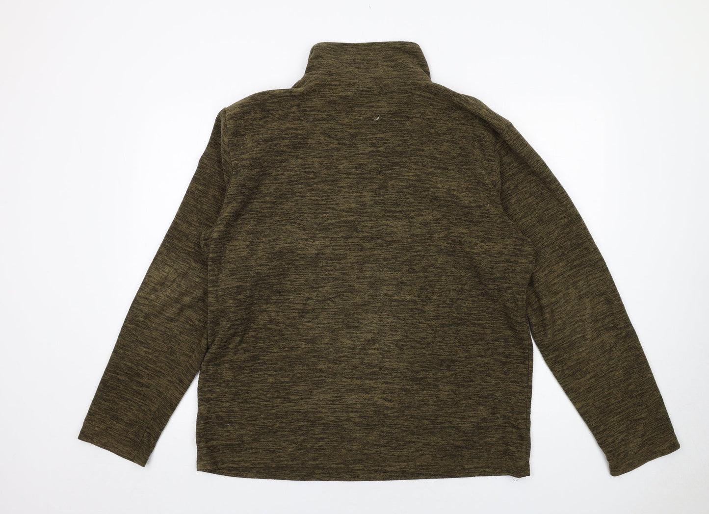 Hi Gear Mens Brown Polyester Henley Sweatshirt Size L