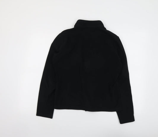 Marks and Spencer Womens Black Jacket Size 14 Zip