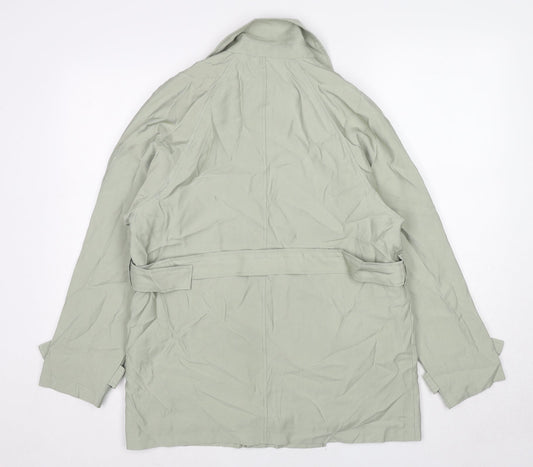 K.Zell Womens Green Jacket Size S Button