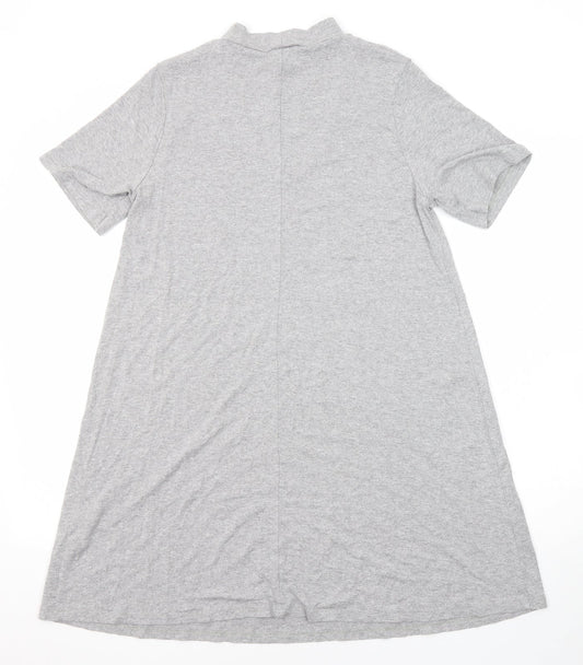 Womens UK Size M Pull&Bear Grey Elastane Blouse