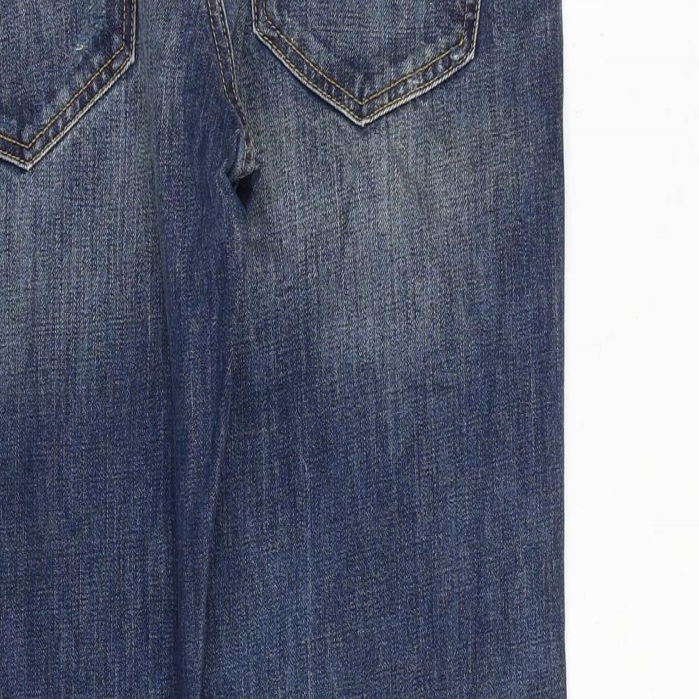 Hollister Mens Blue Cotton Straight Jeans Size 32 in L32 in Regular Zip