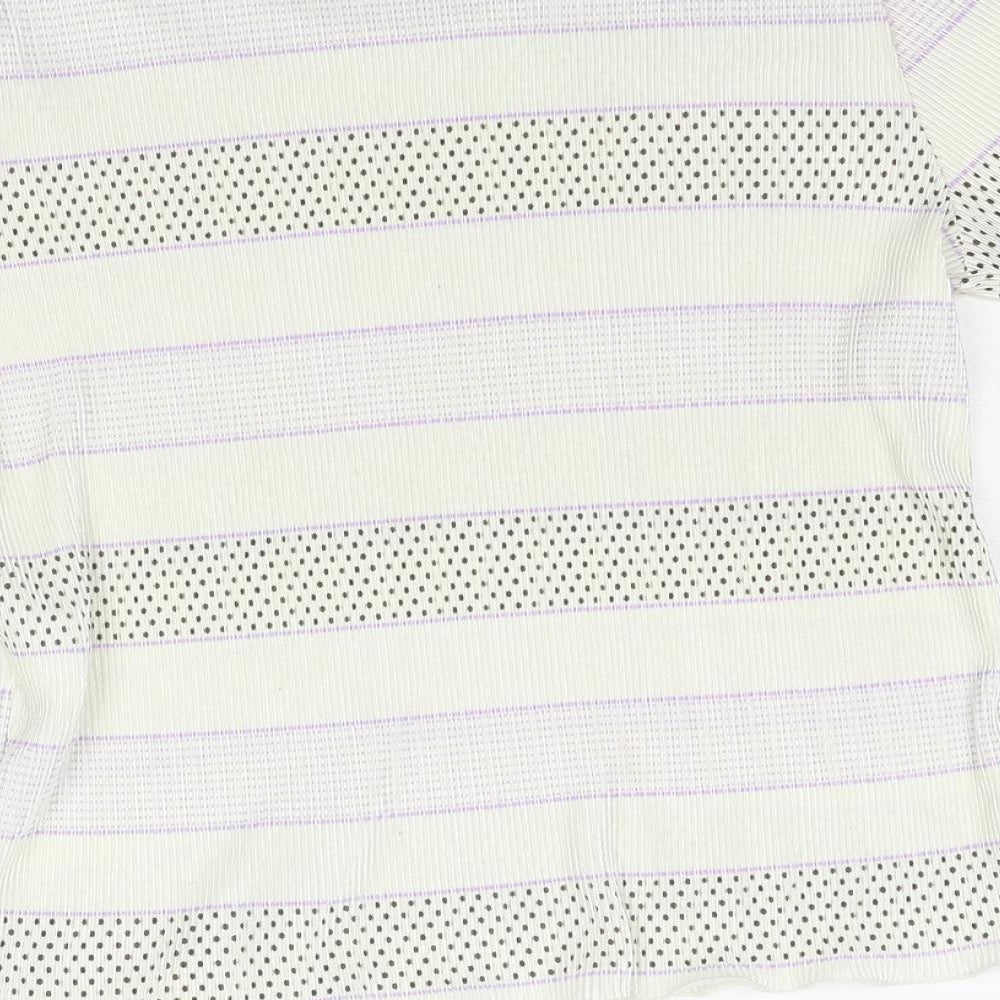 Womens UK Size M Klass White Polyester T-Shirt