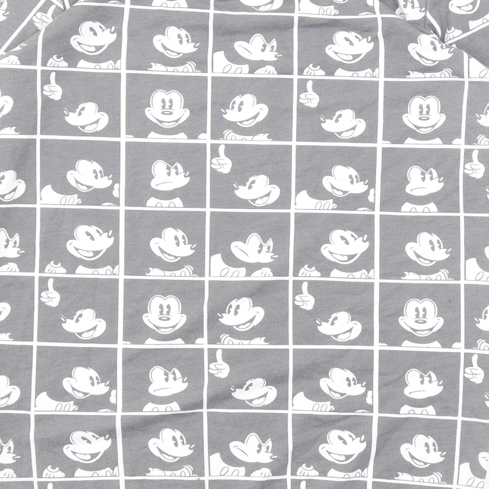 Disney Womens Grey Polyester Pullover Sweatshirt Size 6 Pullover - Mickey Mouse