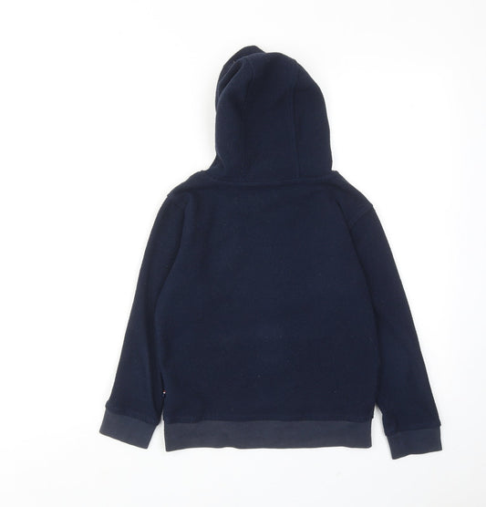 US Polo Assn. Boys Blue Polyester Pullover Hoodie Size 7-8 Years Pullover