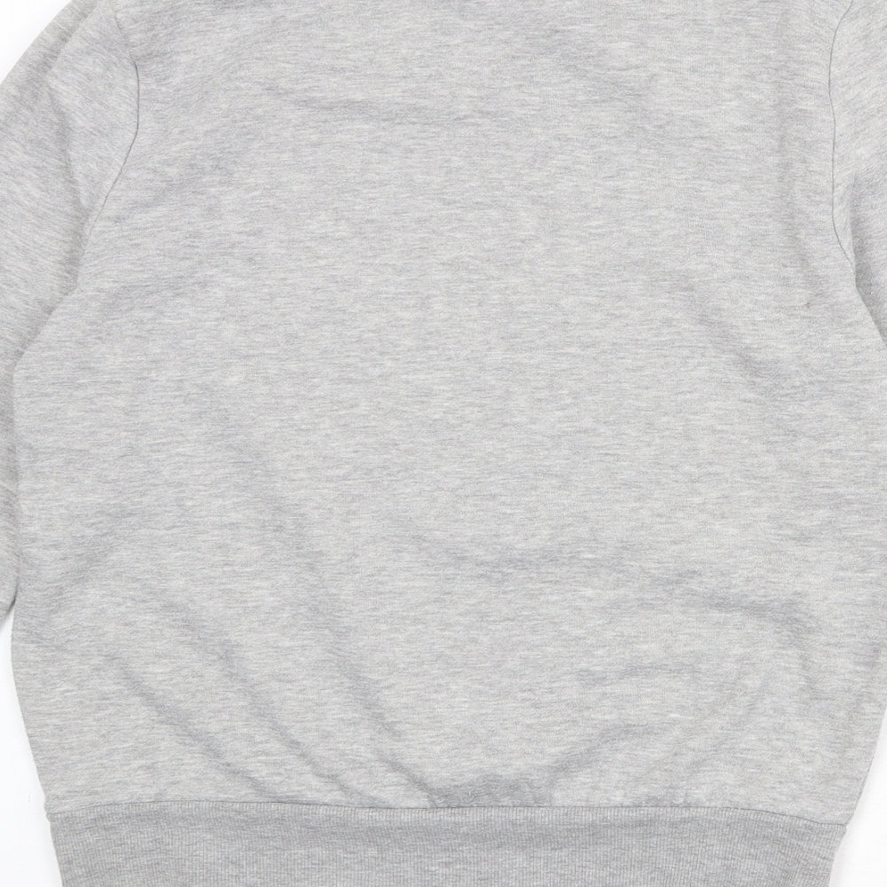 Disney Womens Grey Polyester Pullover Sweatshirt Size 10 Pullover - Mickey Mouse Size 10-12