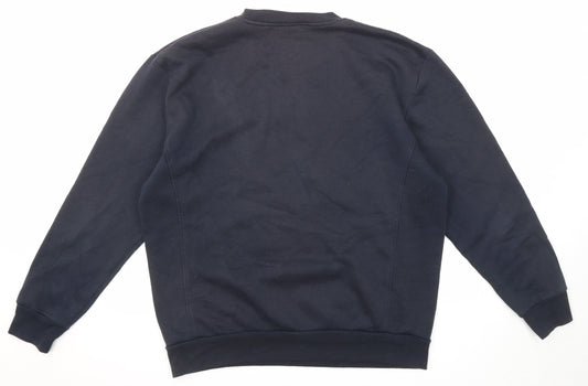 Slazenger Mens Blue Polyester Pullover Sweatshirt Size L