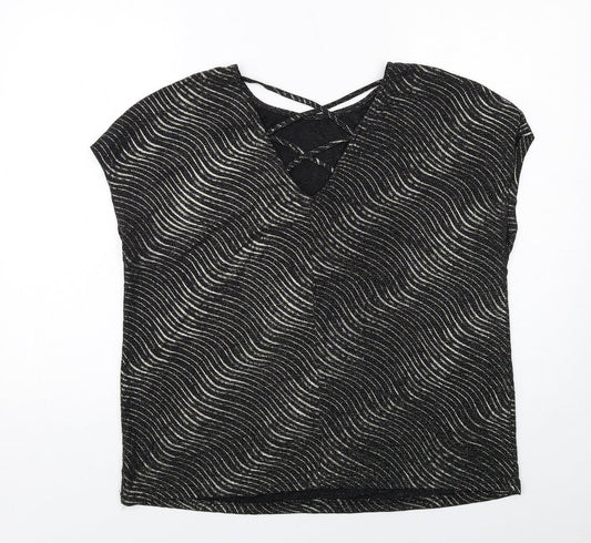 Womens UK Size XL Klass Black Polyamide Blouse
