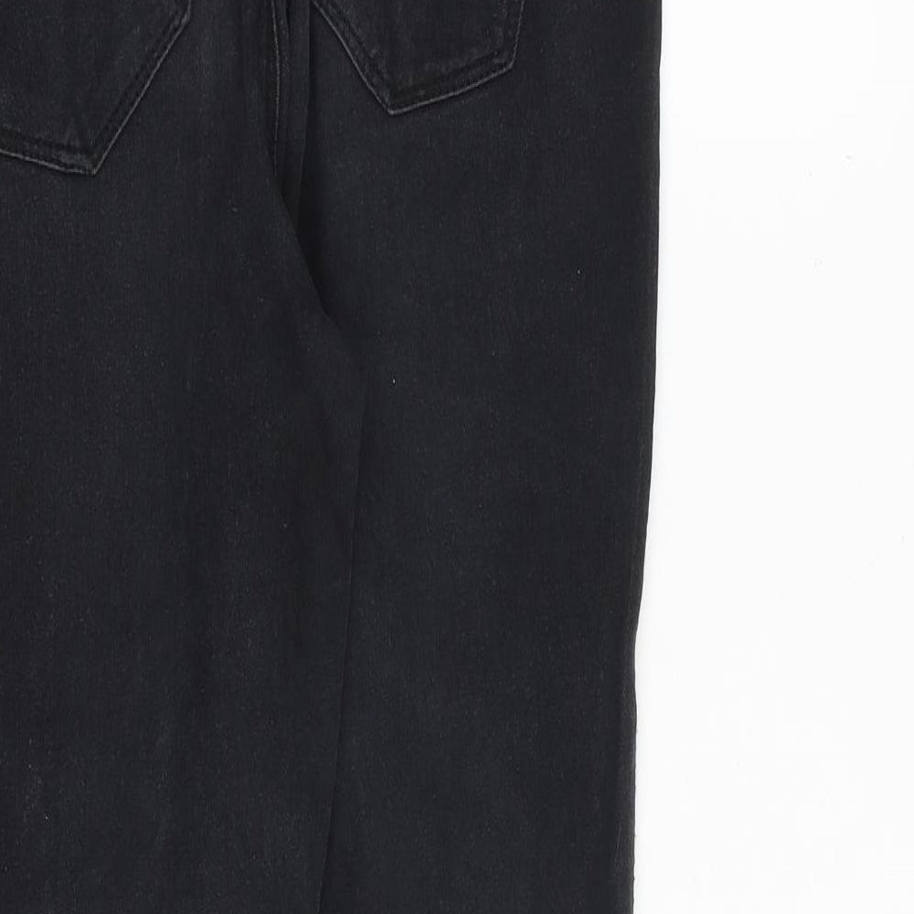 Brand and care label for Denim & Co. women’s grey cotton jegging jeans, size UK 8, regular