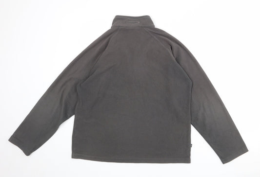 Mountain Life Mens Grey Paisley Polyester Pullover Sweatshirt Size S