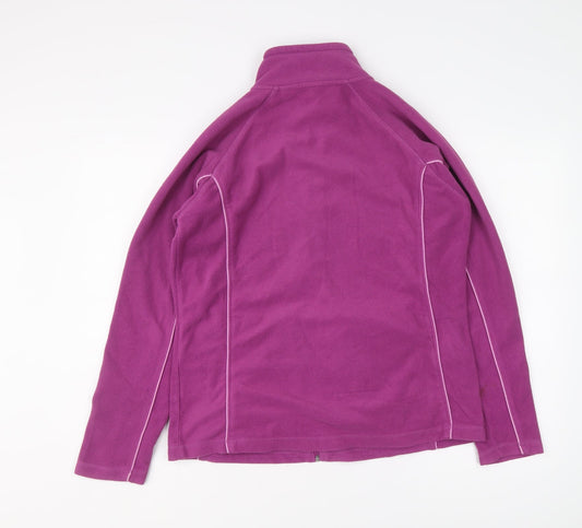 EWM Womens Purple Jacket Size M Zip