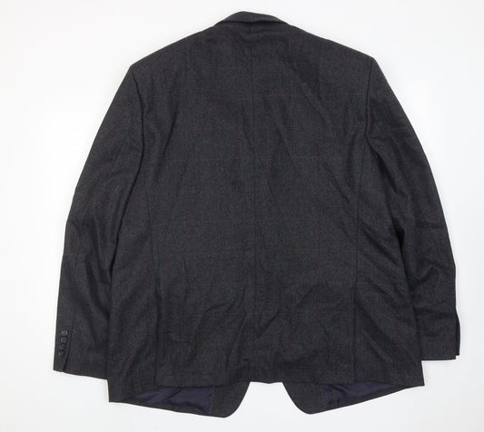 Atelier Mens Blue Wool Jacket Suit Jacket Size 48 Regular