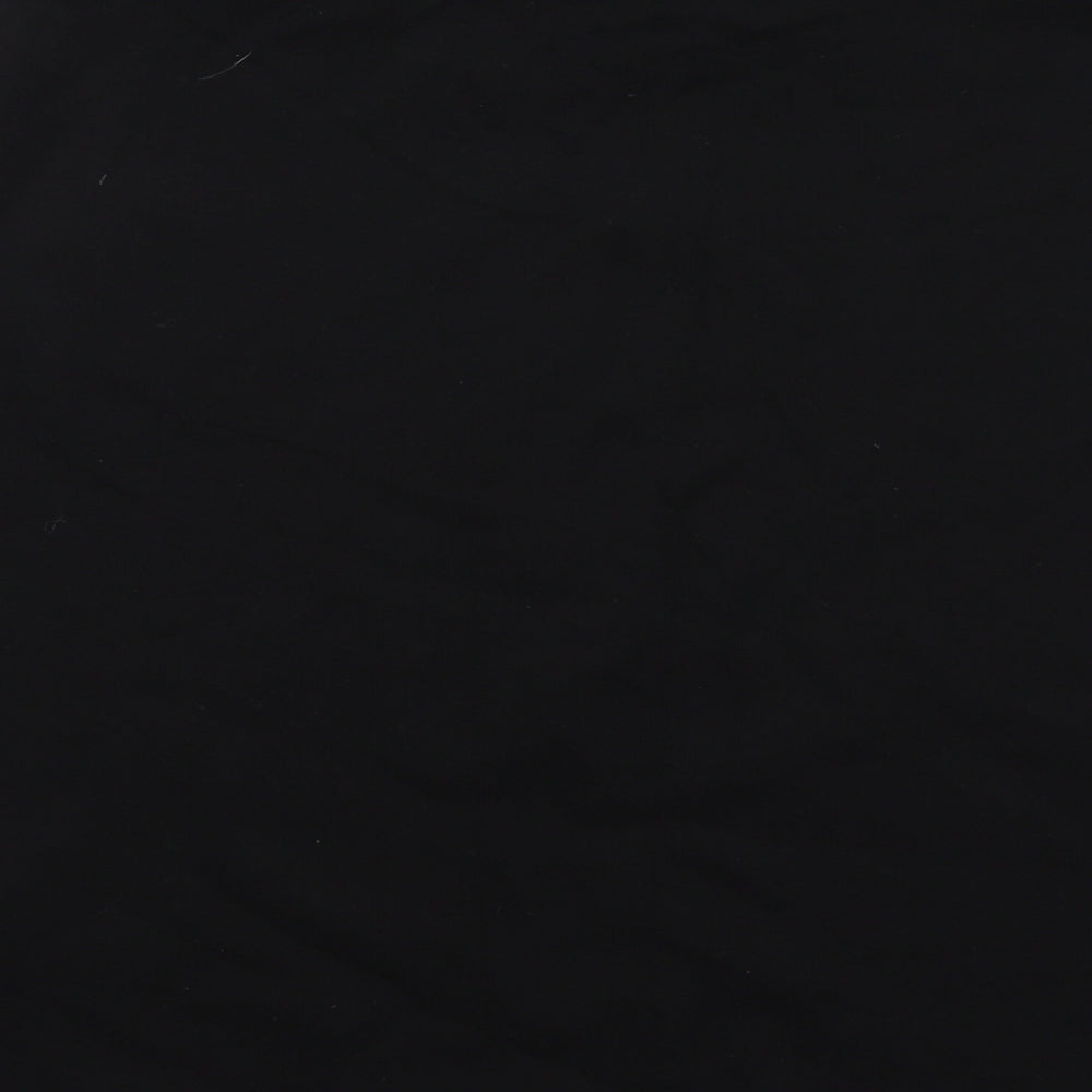 Marks and Spencer Womens Black Viscose A-Line Skirt Size 14