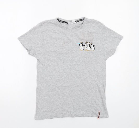 Womens UK Size XS Disney Grey Cotton T-Shirt