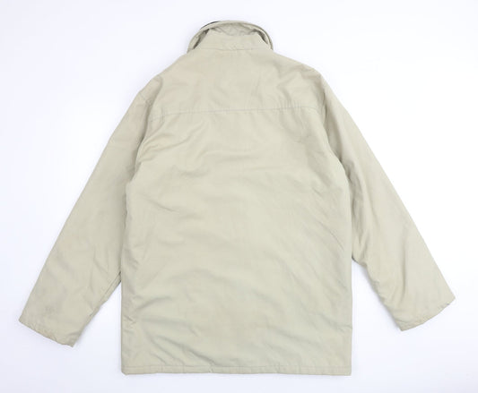 Hutson Harbour Mens Beige Jacket Size M Zip