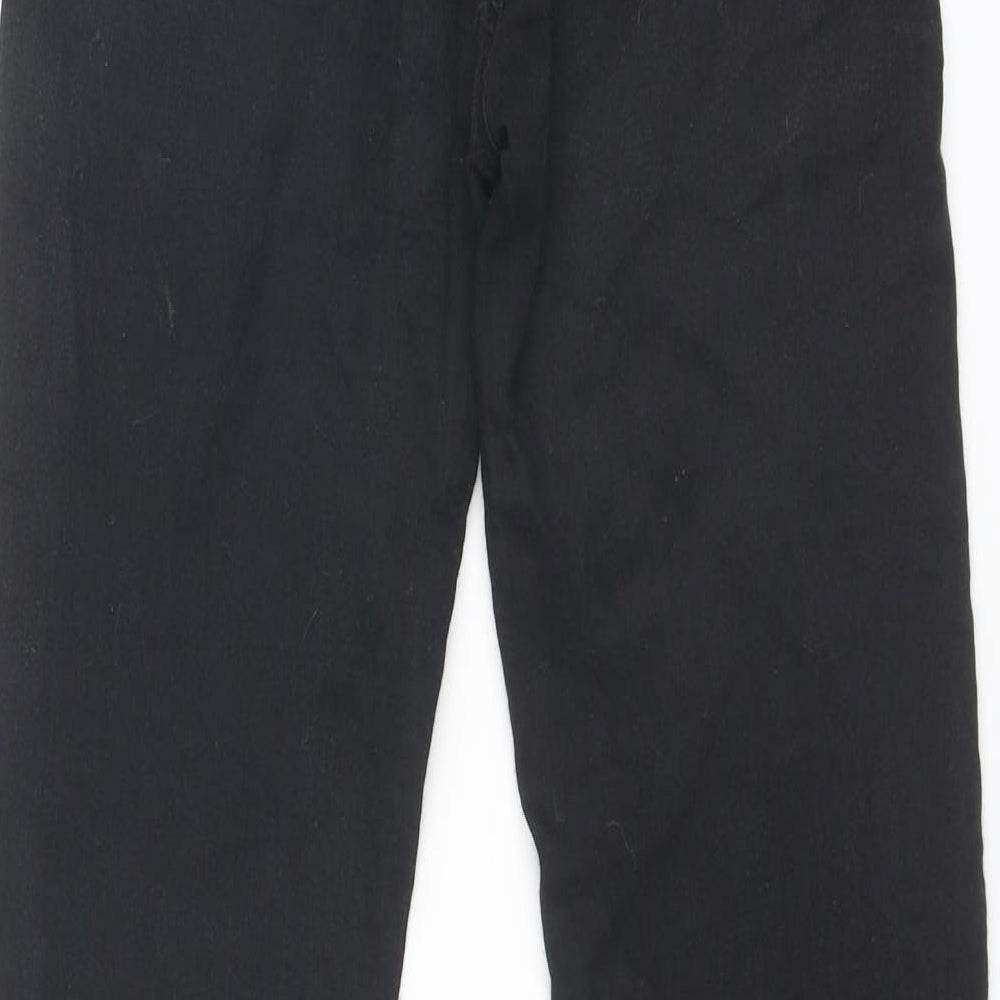 Pull&Bear Womens Black Cotton Skinny Jeans Size 24 in Regular Zip