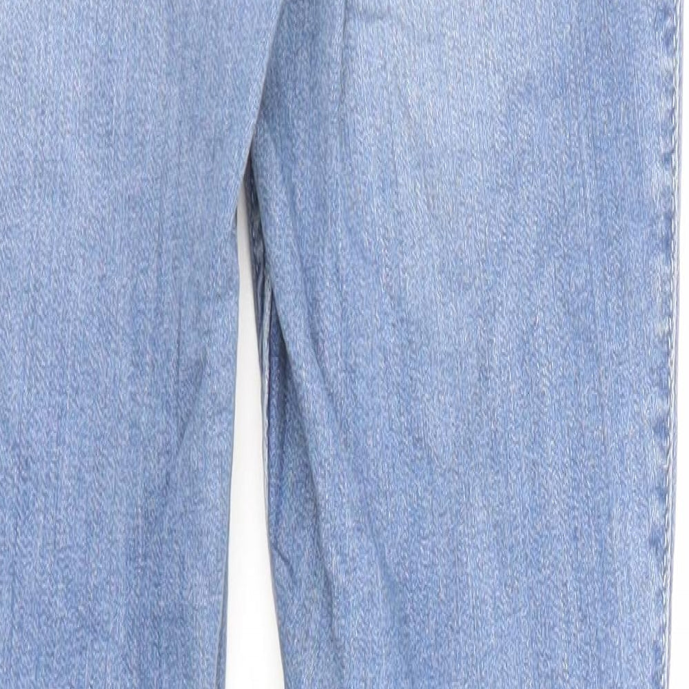 Hollister Womens Blue Cotton Skinny Jeans Size 27 in L28 in Regular Zip