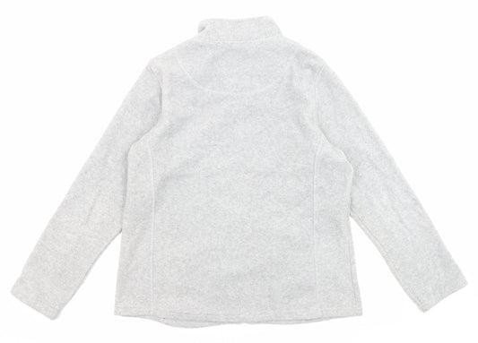 M&Co Womens Grey Jacket Size 14 Zip