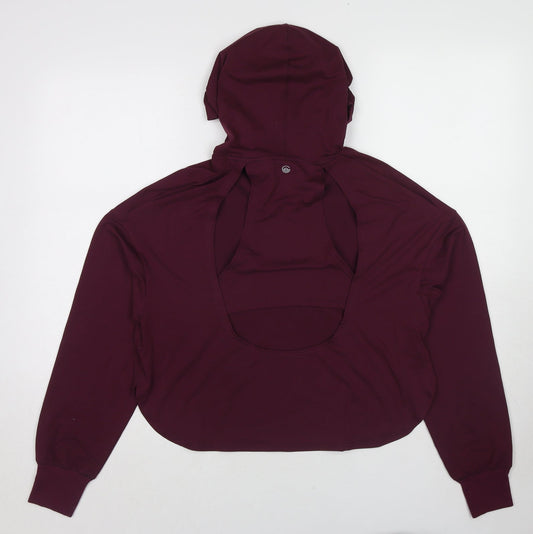 Gilly Hicks Womens Purple Polyester Pullover Hoodie Size S Pullover - Open Back