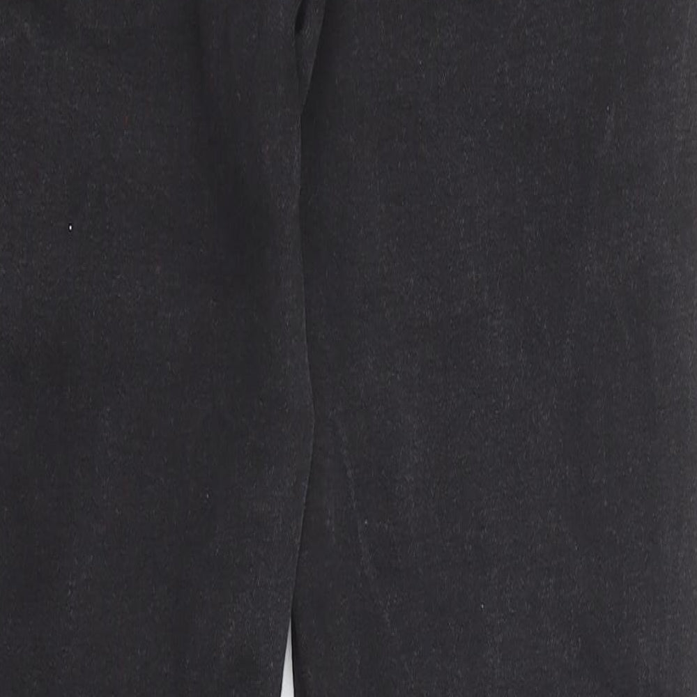 Brand and care label for Denim & Co. men’s black cotton skinny jeans, size 30, in, 30-inch leg regular zip