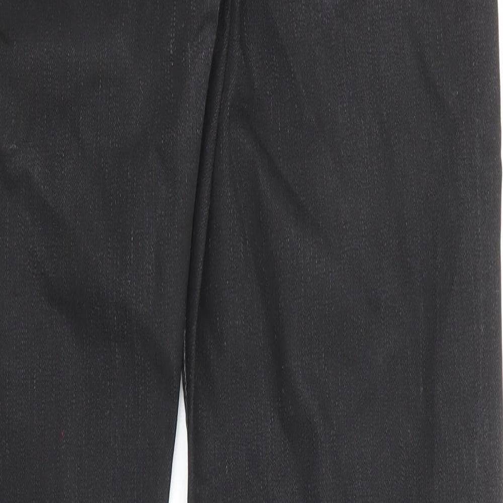 Tommy Hilfiger Mens Black Cotton Straight Jeans Size 34 in L32 in Regular Zip