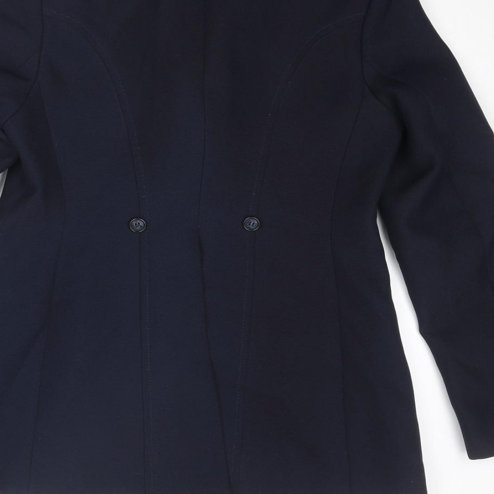 The Cotswold Womens Blue Polyester Jacket Suit Jacket Size 4 - Show Jacket
