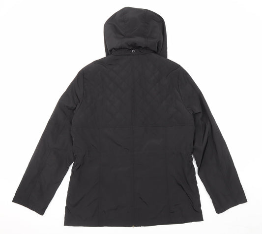 BHS Womens Black Jacket Size 14 Zip