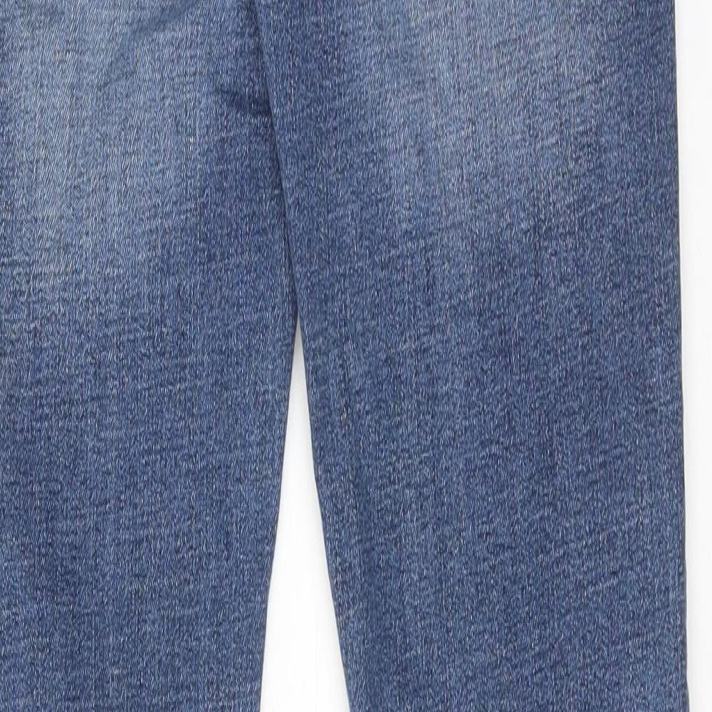 Hollister Mens Blue Cotton Skinny Jeans Size 28 in L34 in Regular Zip